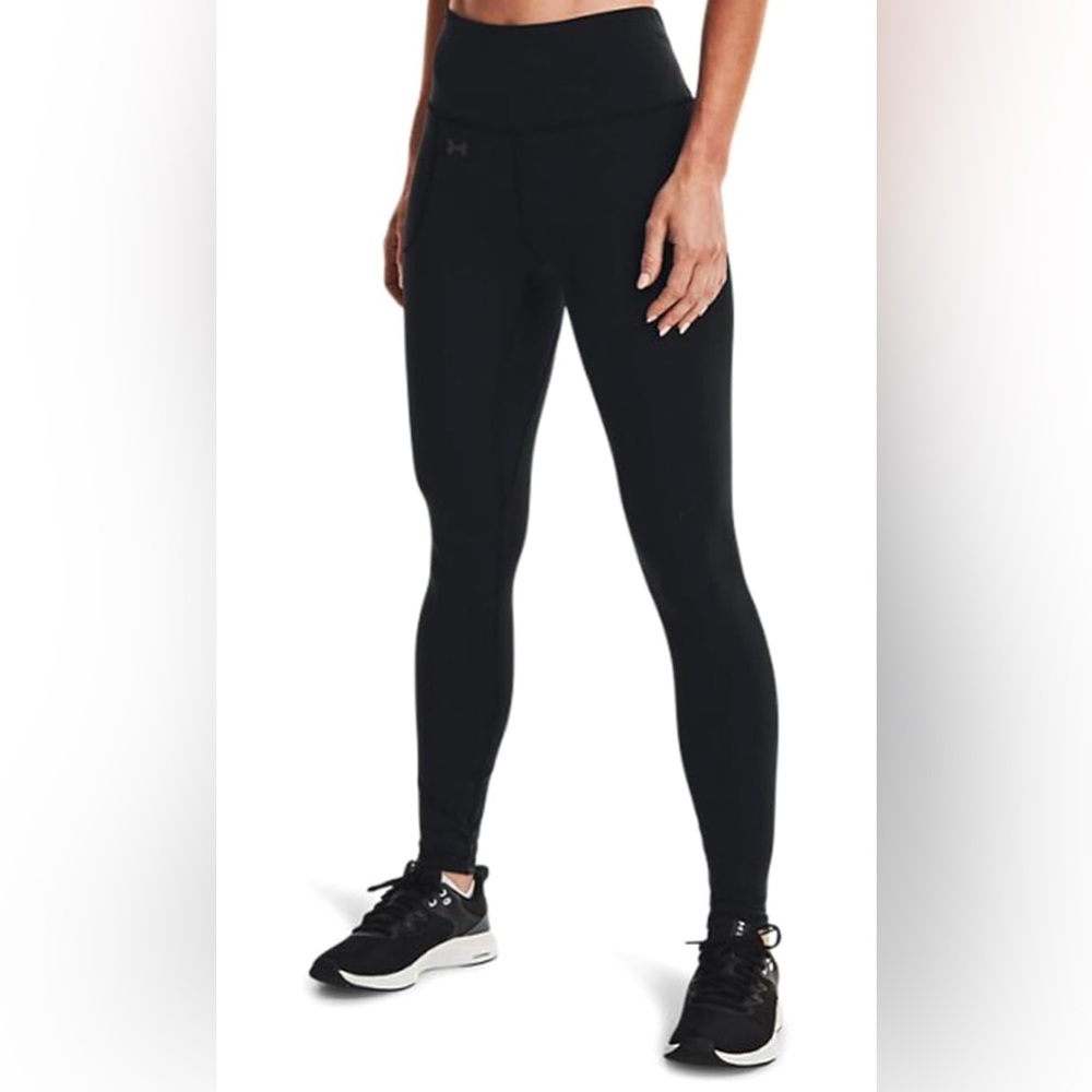 Women’s Large Under Armour Fitted Motion Black Active Leggings - Picture 8 of 9